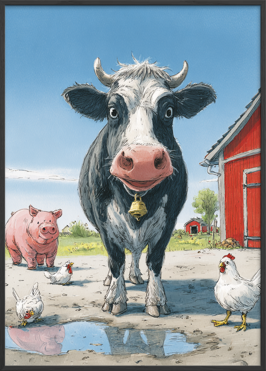 Klokkeklang fra gården - Black Frame, No Border