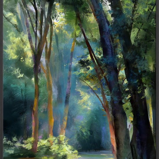 Skovens bløde hvisken - Black Frame, No Border