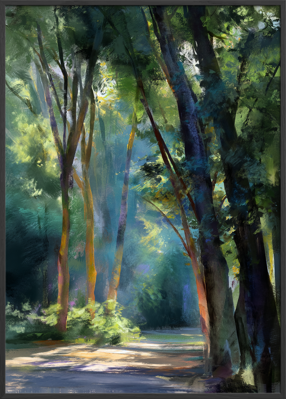 Skovens bløde hvisken - Black Frame, No Border