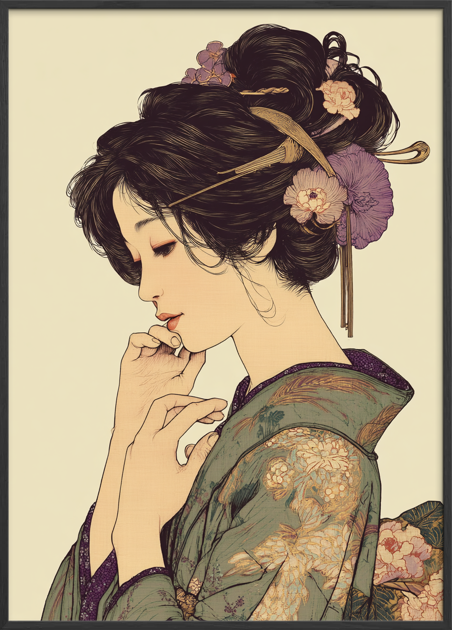 Tavs hvisken i silke - Black Frame, No Border