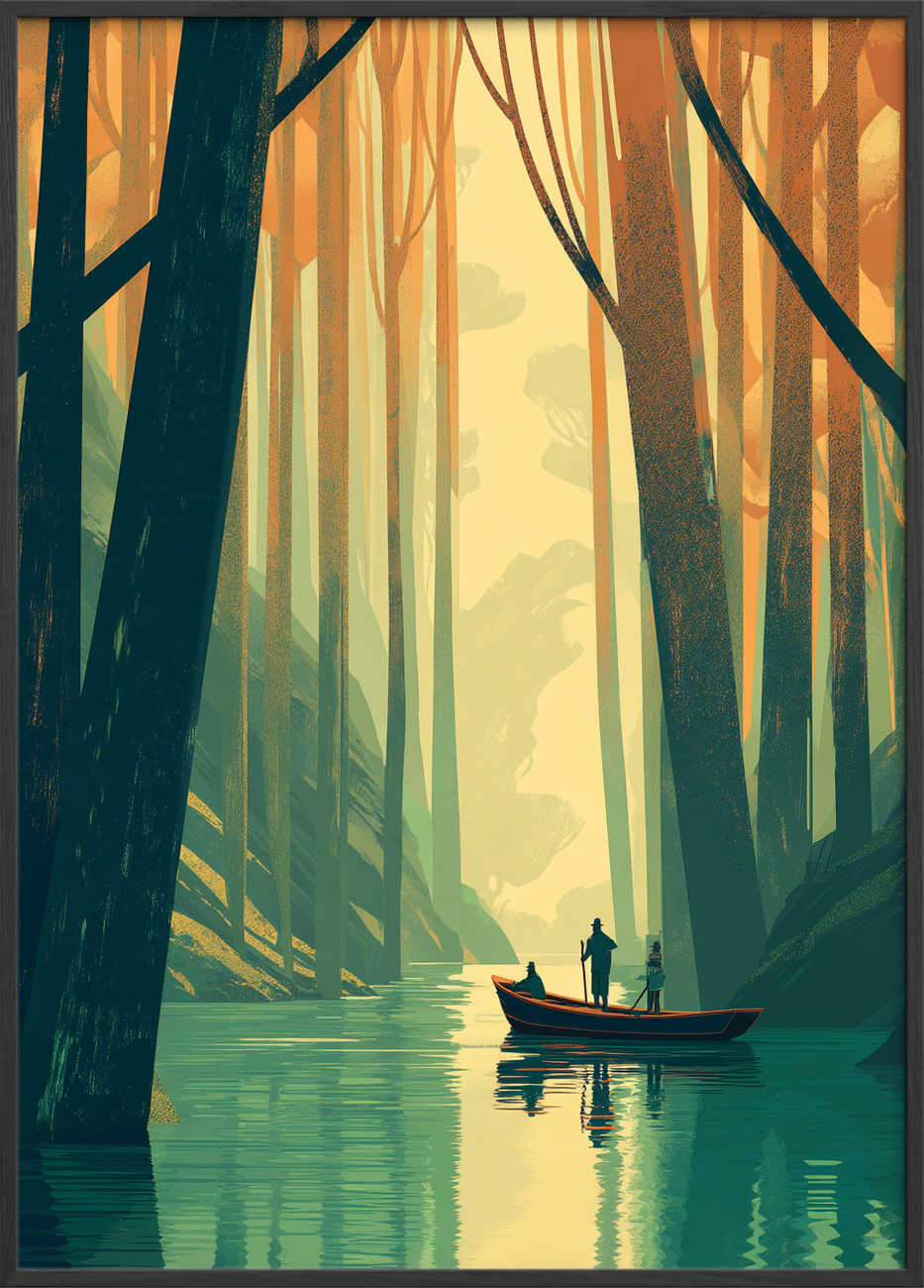 Skovens stille hvisken - Black Frame, No Border