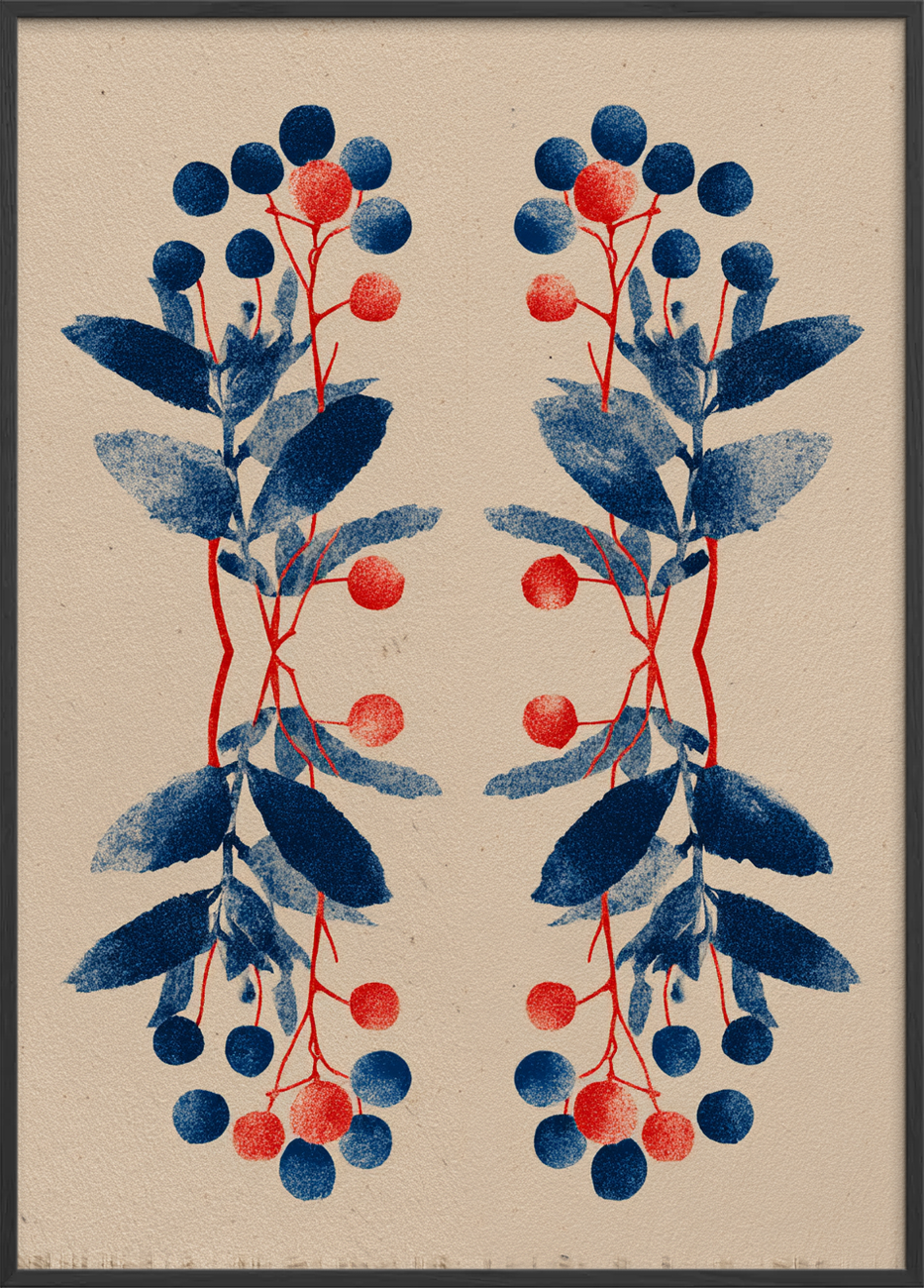 Smagen af blå bær - Black Frame, No Border