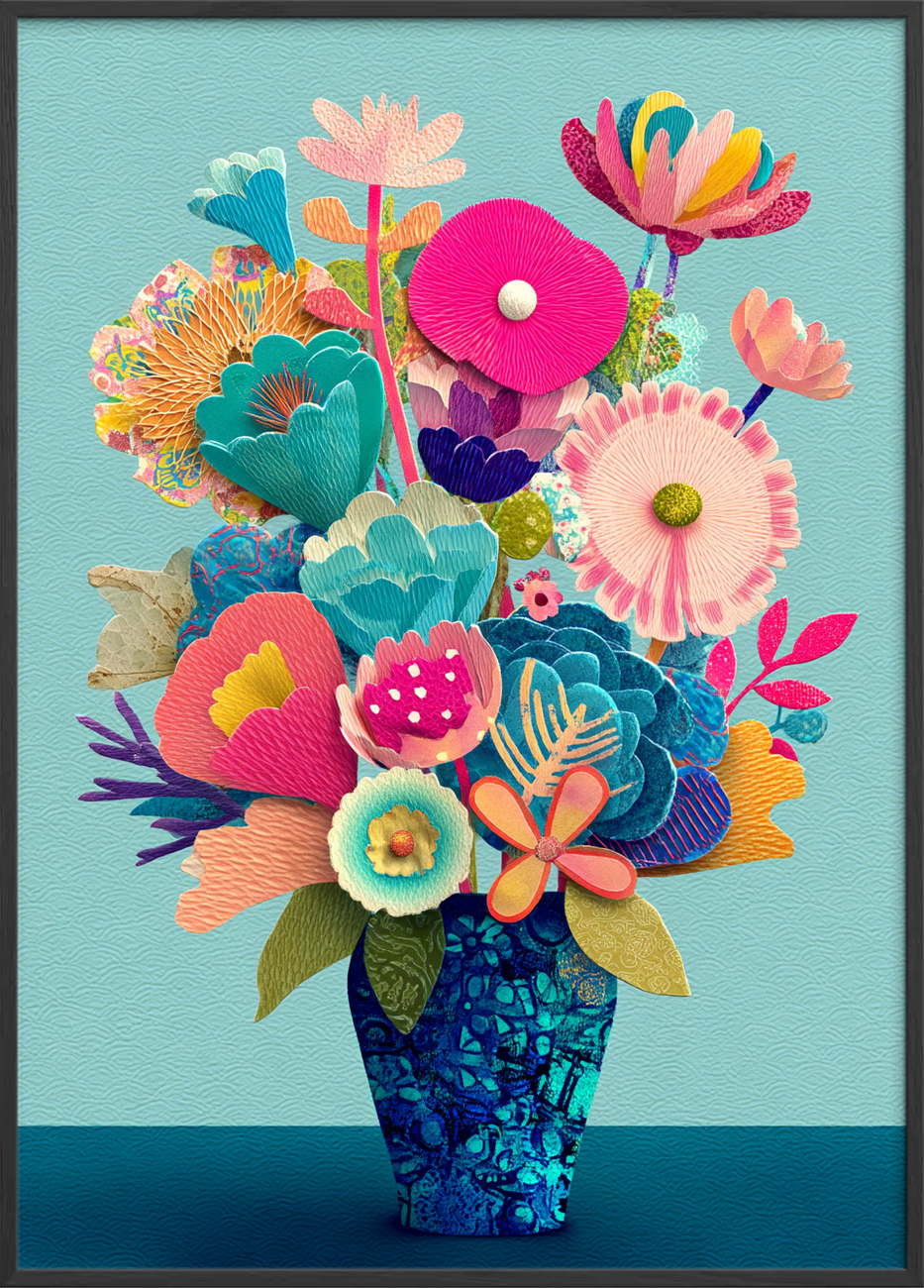 Papirblomsternes sagte klang - Black Frame, No Border