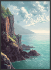 Havets hvisken mod klippen - Black Frame, No Border