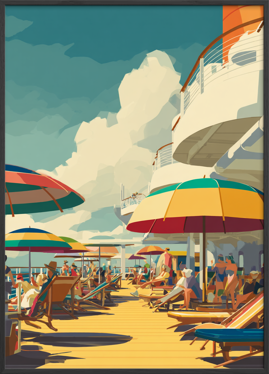 Længslen under parasoller - Black Frame, No Border