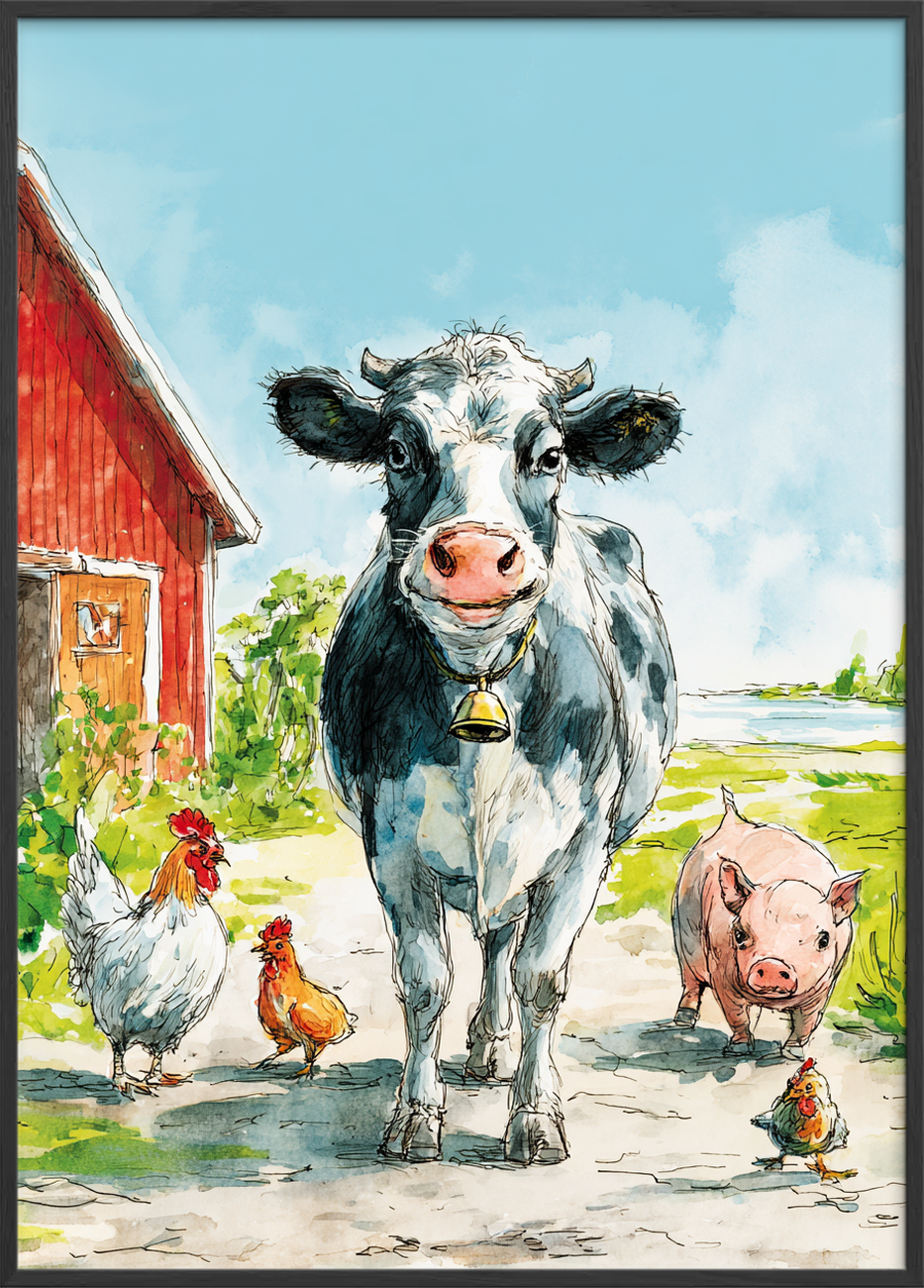 Klokkens lune sang - Black Frame, No Border