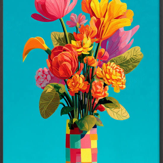 Sommerens syngende farver - Black Frame, No Border