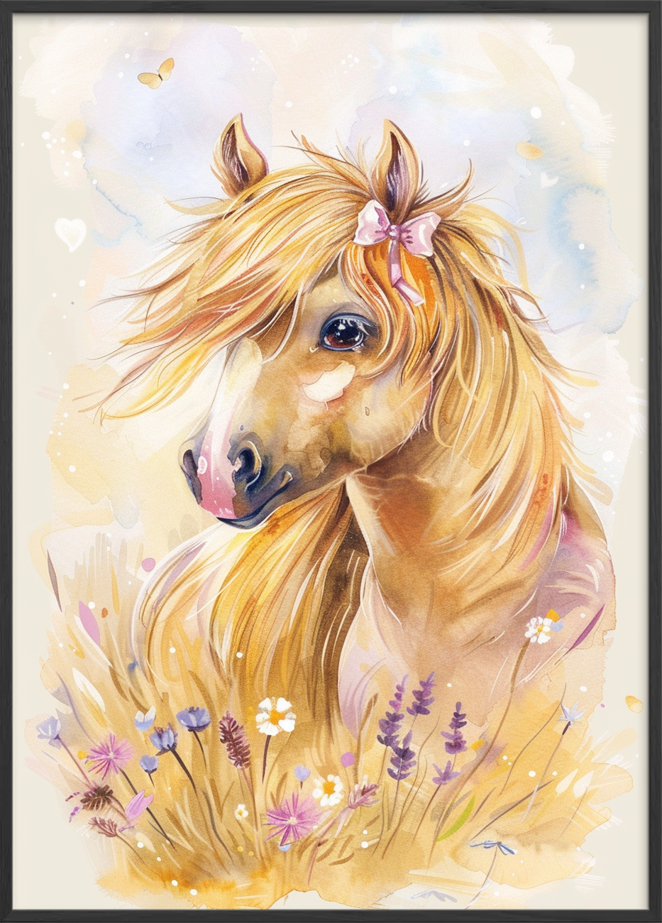 Sommerlyd i gylden manke - Black Frame, No Border