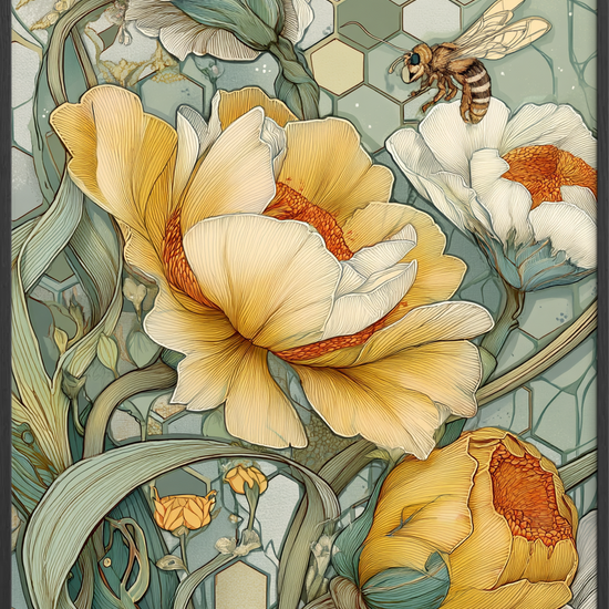 Summen af gyldent silke - Black Frame, No Border