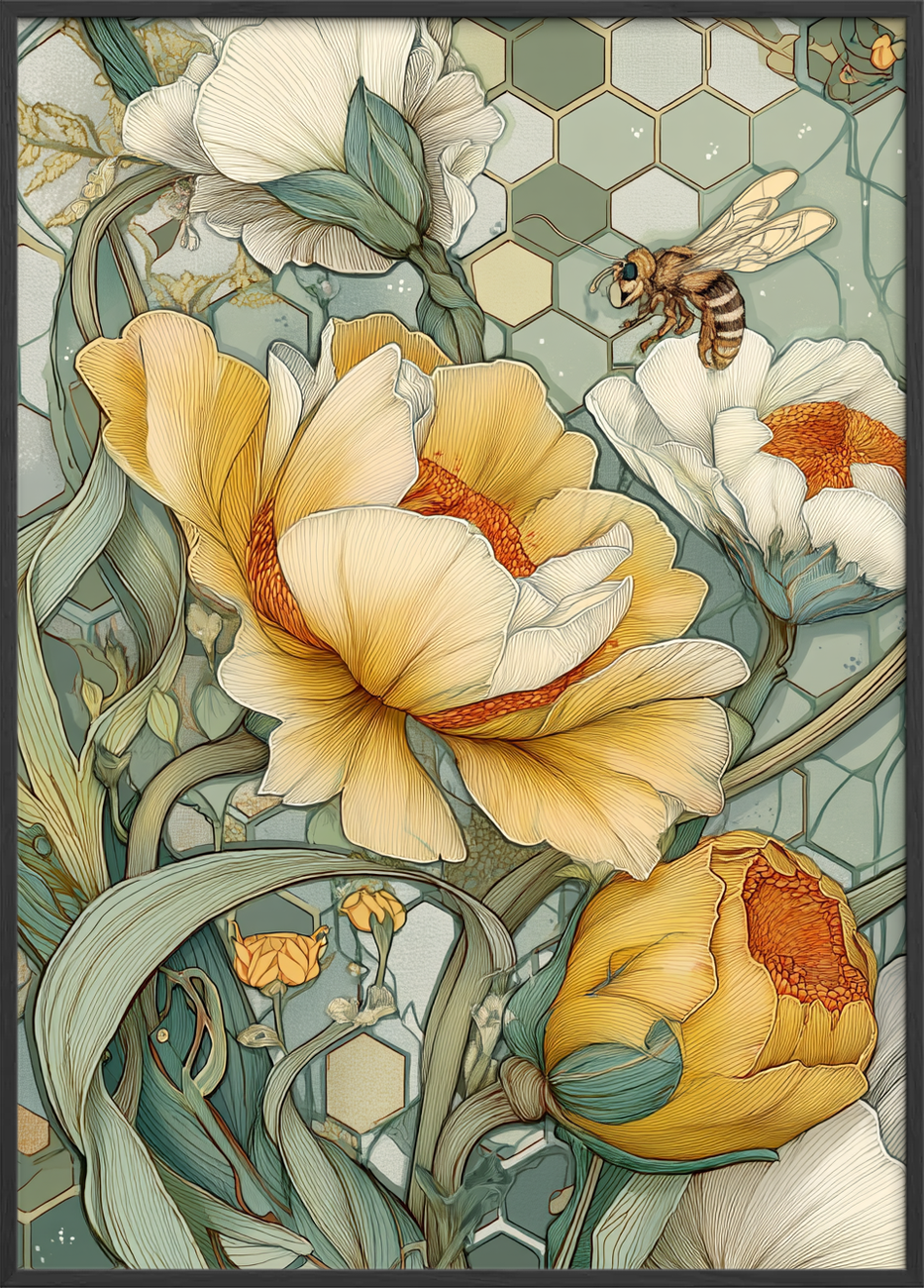 Summen af gyldent silke - Black Frame, No Border