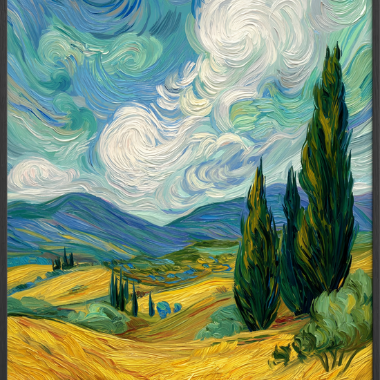 Vindens sang i gyldent hav - Black Frame, No Border