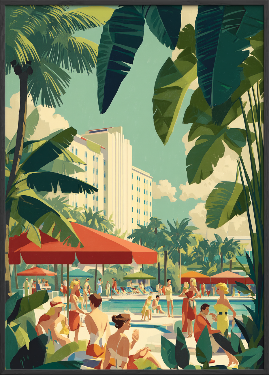 Saltet sus fra palmerne - Black Frame, No Border