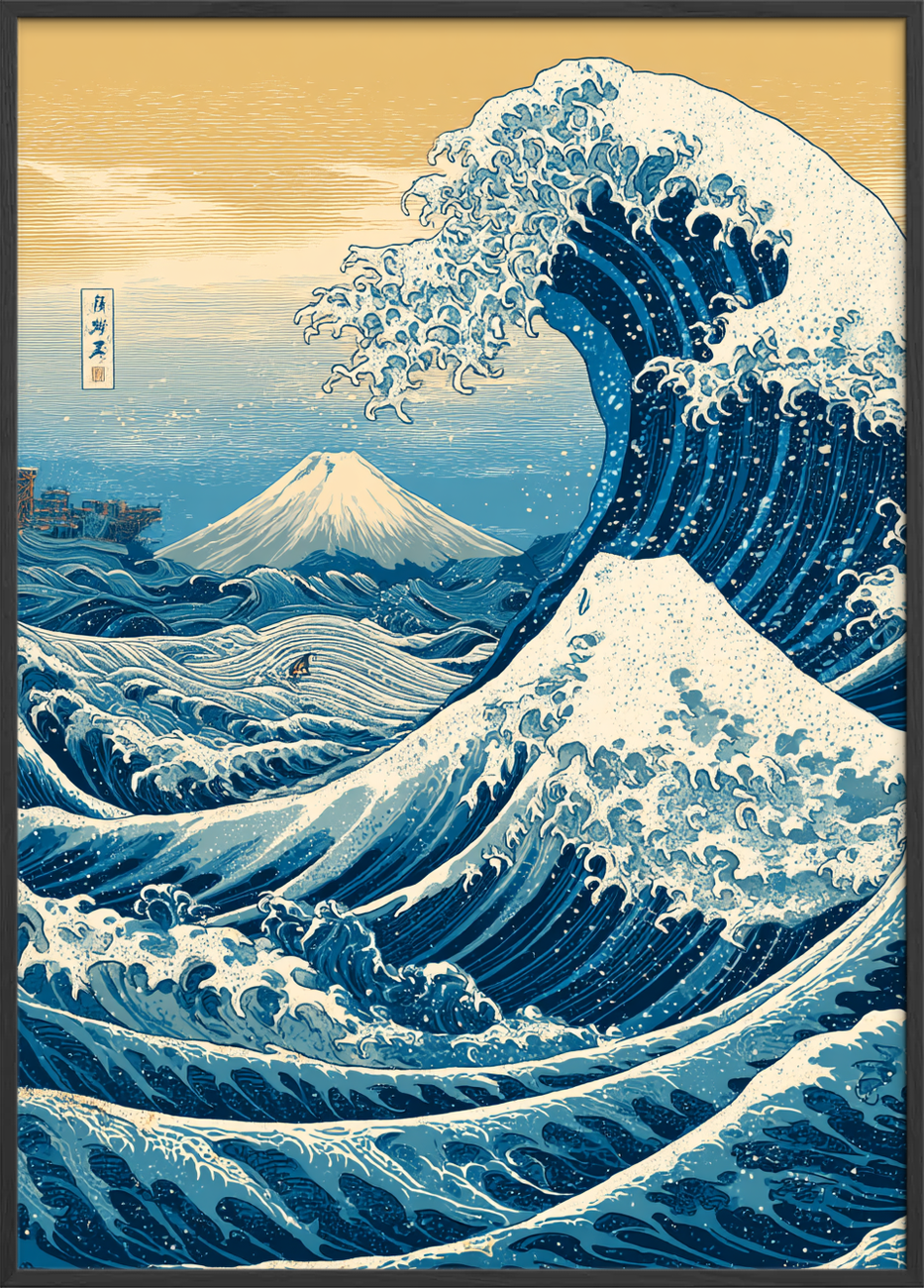 Saltet på tungen af bølger - Black Frame, No Border