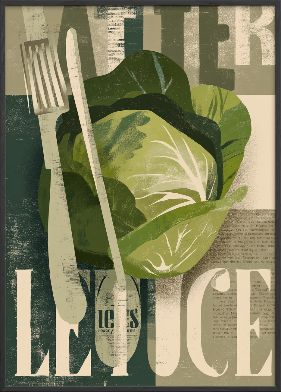 Knasende grøn symfoni - Black Frame, No Border