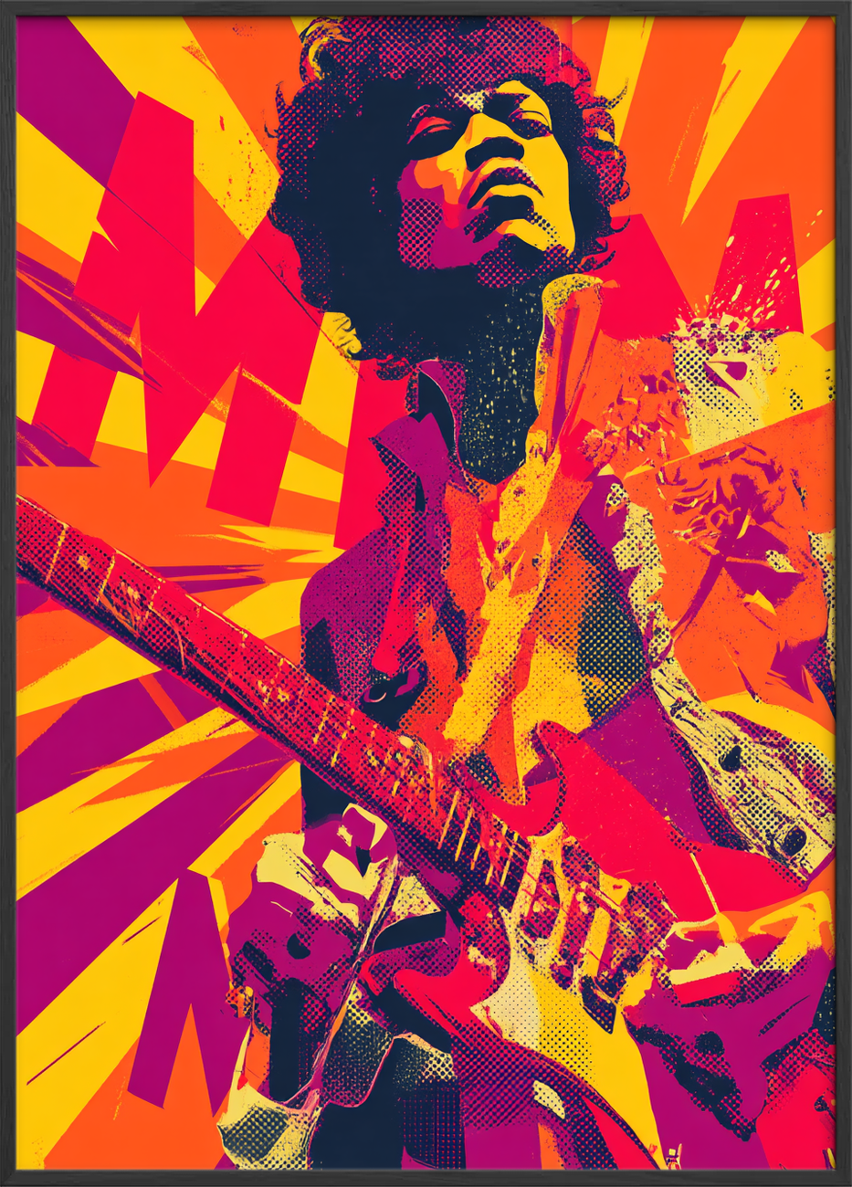 Elektrisk smag af sol - Black Frame, No Border