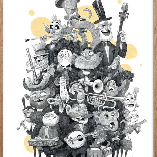 Lyden af smilende instrumenter - Oak Frame, No Border