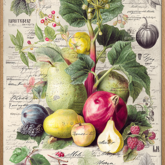 Sødme under blæk og blad - Oak Frame, No Border