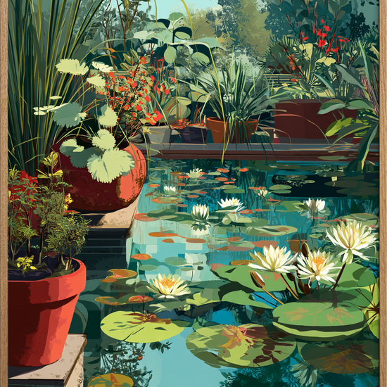 Refleksionernes bløde sang - Oak Frame, No Border