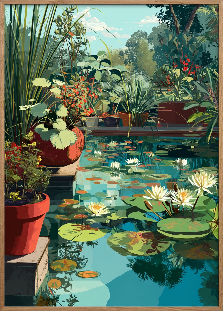 Refleksionernes bløde sang - Oak Frame, No Border