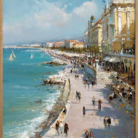 Havets hvisken - Oak Frame, No Border