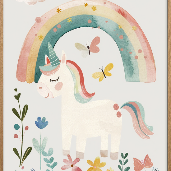 Enhjørningens stille melodi - Oak Frame, No Border