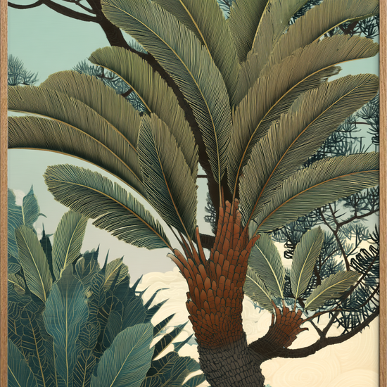 Palmebladets sagte sus - Oak Frame, No Border