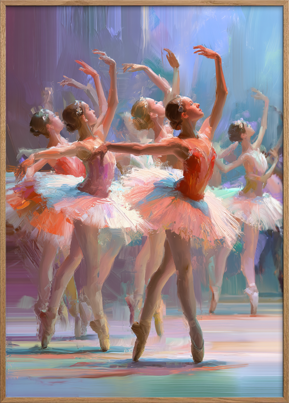 Pointeføddernes stille klang - Oak Frame, No Border