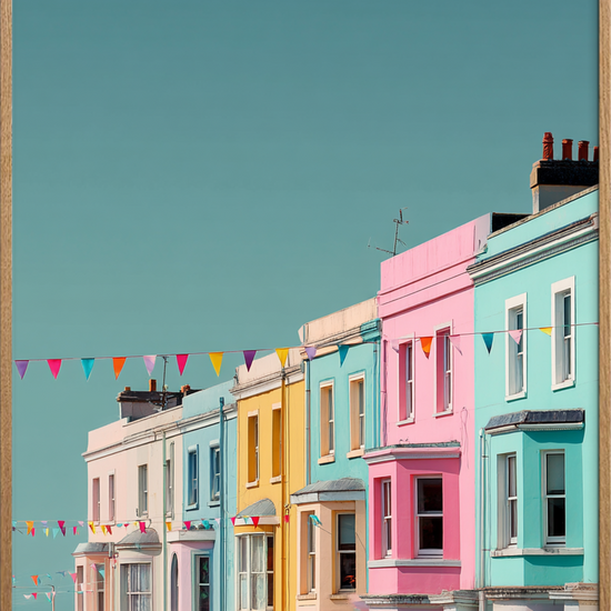 Flagenes stille klang - Oak Frame, No Border