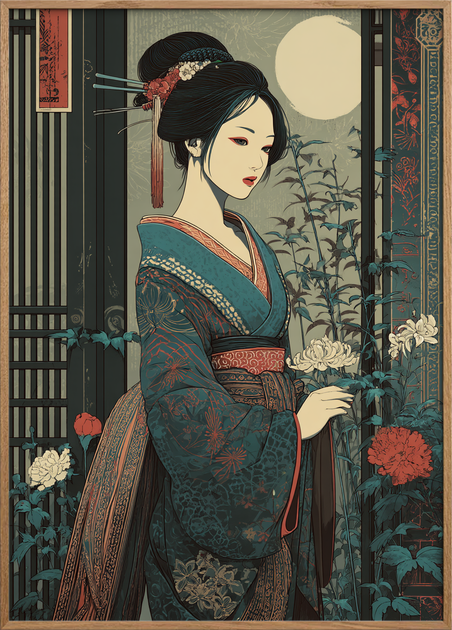 Måneskins kolde kærtegn - Oak Frame, No Border