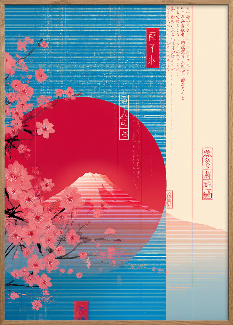 Smag af forårssol - Oak Frame, No Border