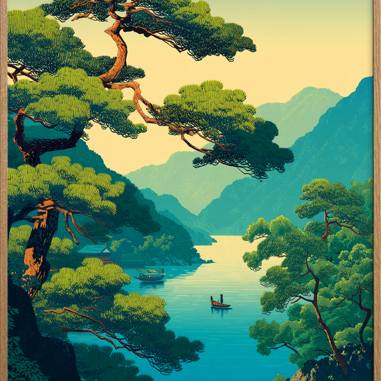 Søens fjerne sang - Oak Frame, No Border