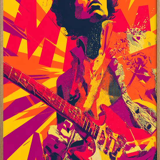 Elektrisk smag af sol - Oak Frame, No Border