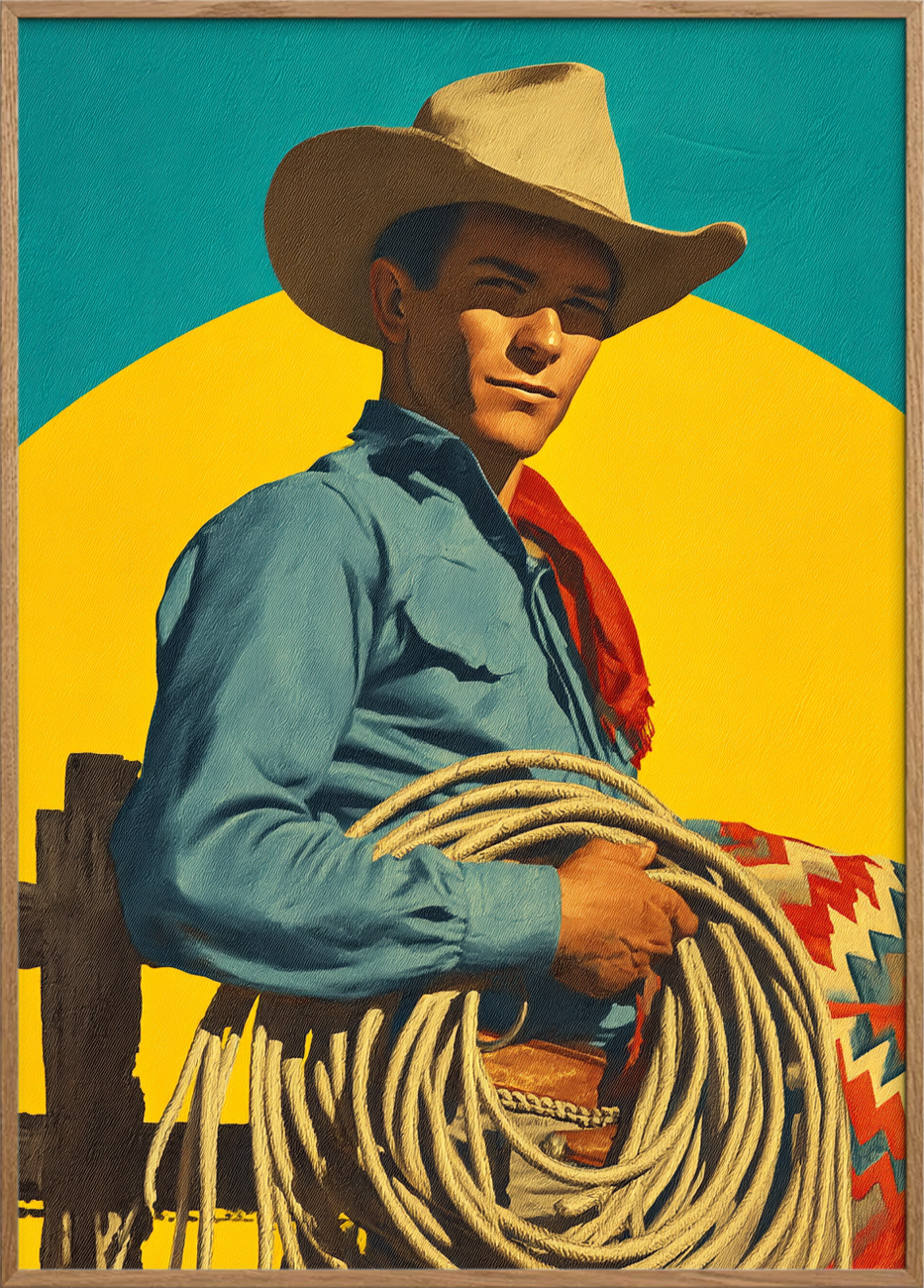 Hvisken fra rebet - Oak Frame, No Border