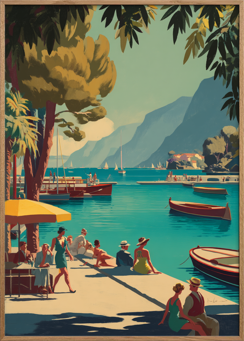 Lyden af solvarmt vand - Oak Frame, No Border