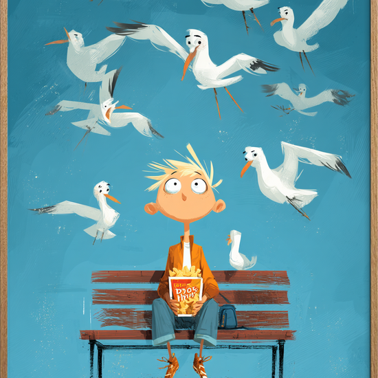 Knasende salt i luften - Oak Frame, No Border