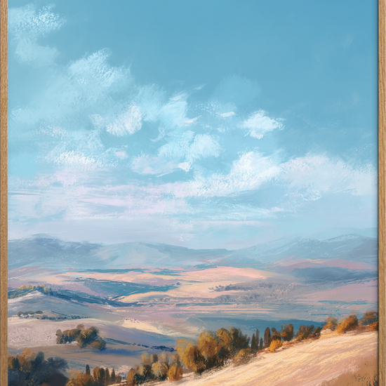 Himlens salte åndedrag - Oak Frame, No Border