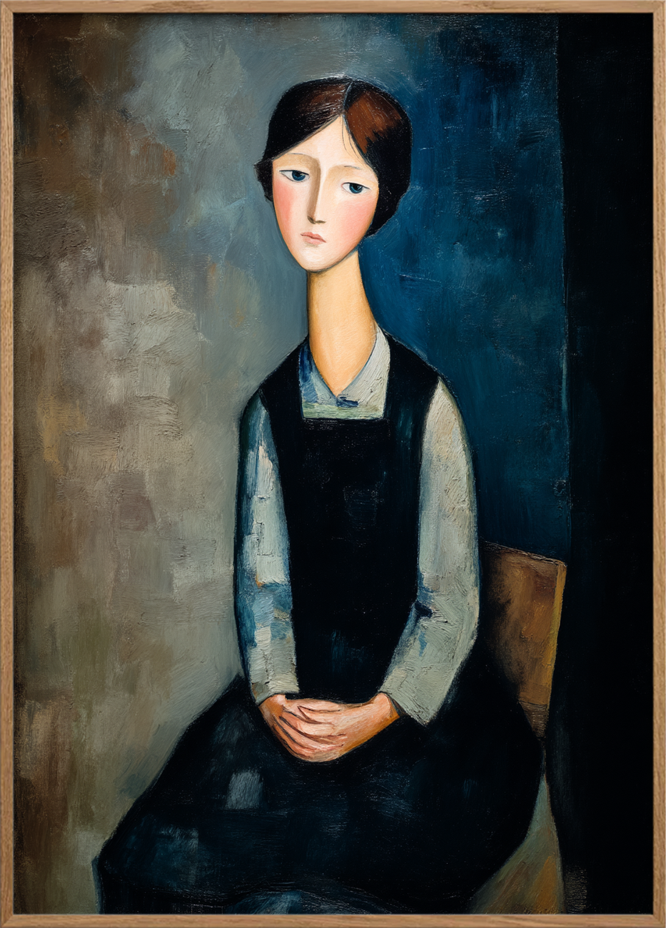 Stilhedens bløde ekko - Oak Frame, No Border