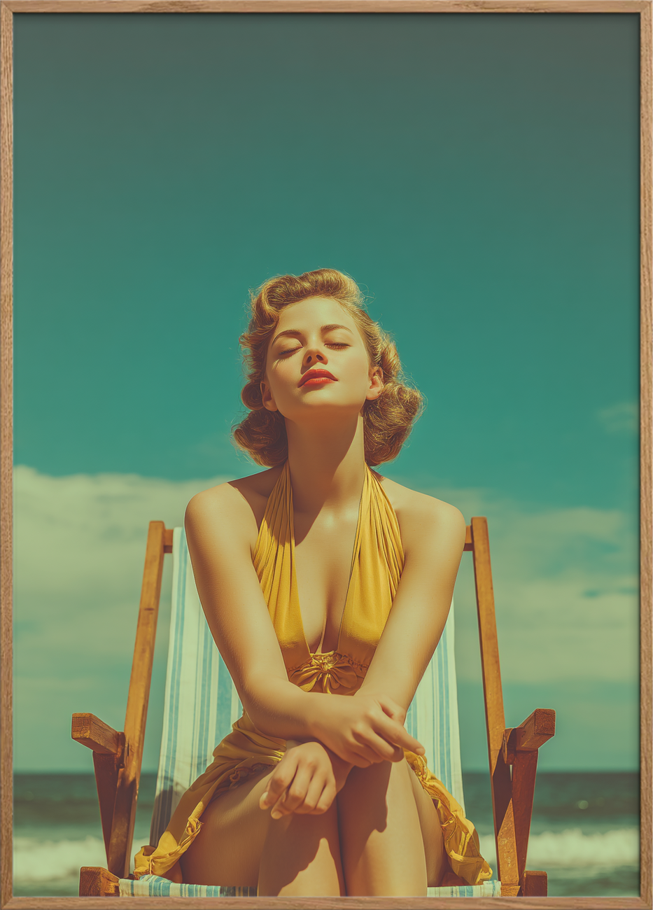 Havets hvisken mod ørerne - Oak Frame, No Border