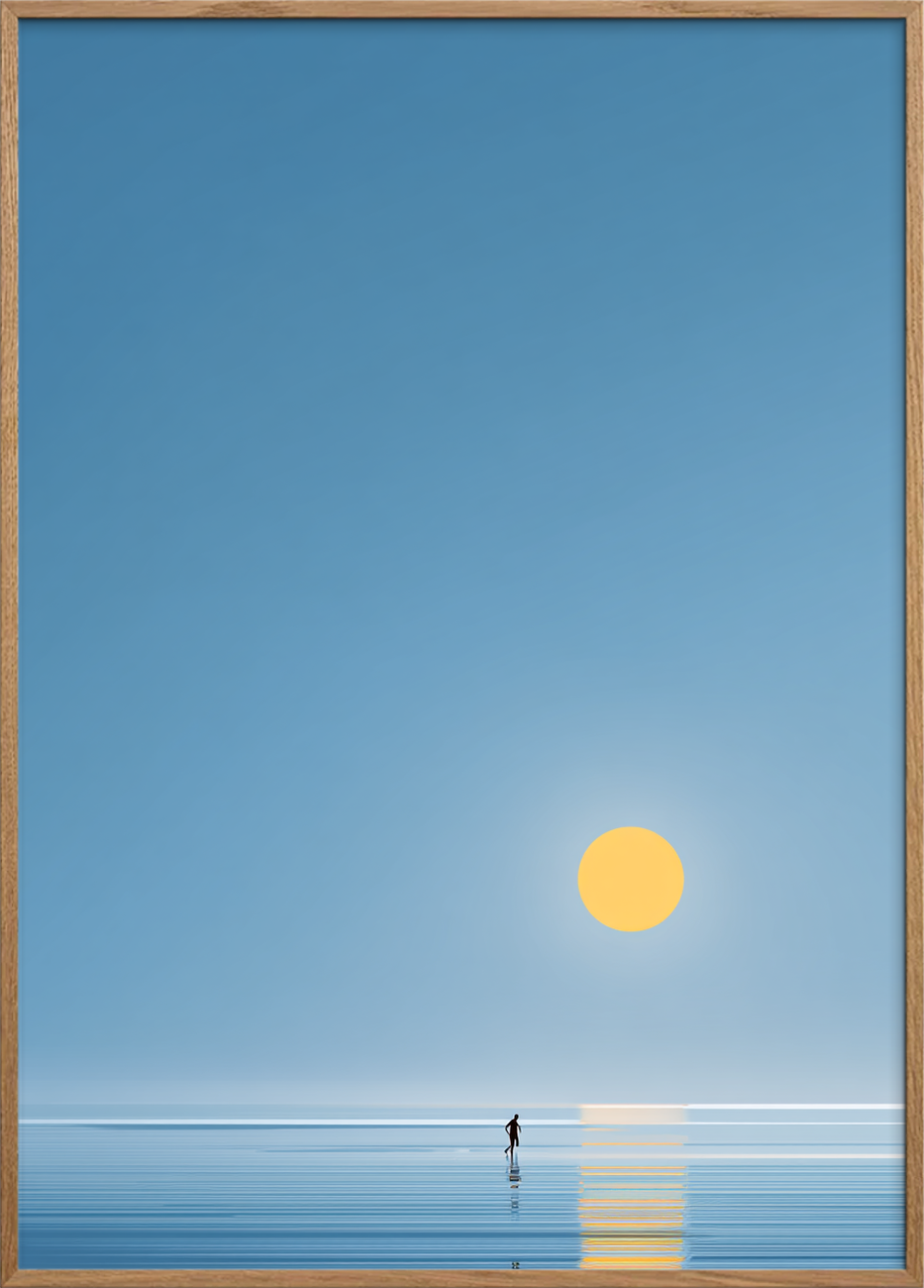 Solens stille hvisken - Oak Frame, No Border