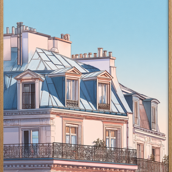 Morgenens stille klang - Oak Frame, No Border