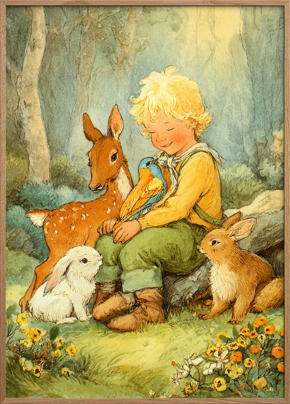 Skovens sagte sang - Oak Frame, No Border