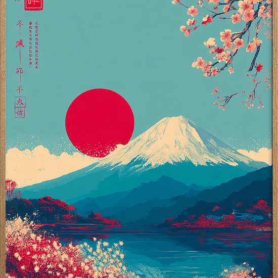 Solens stille klang - Oak Frame, No Border