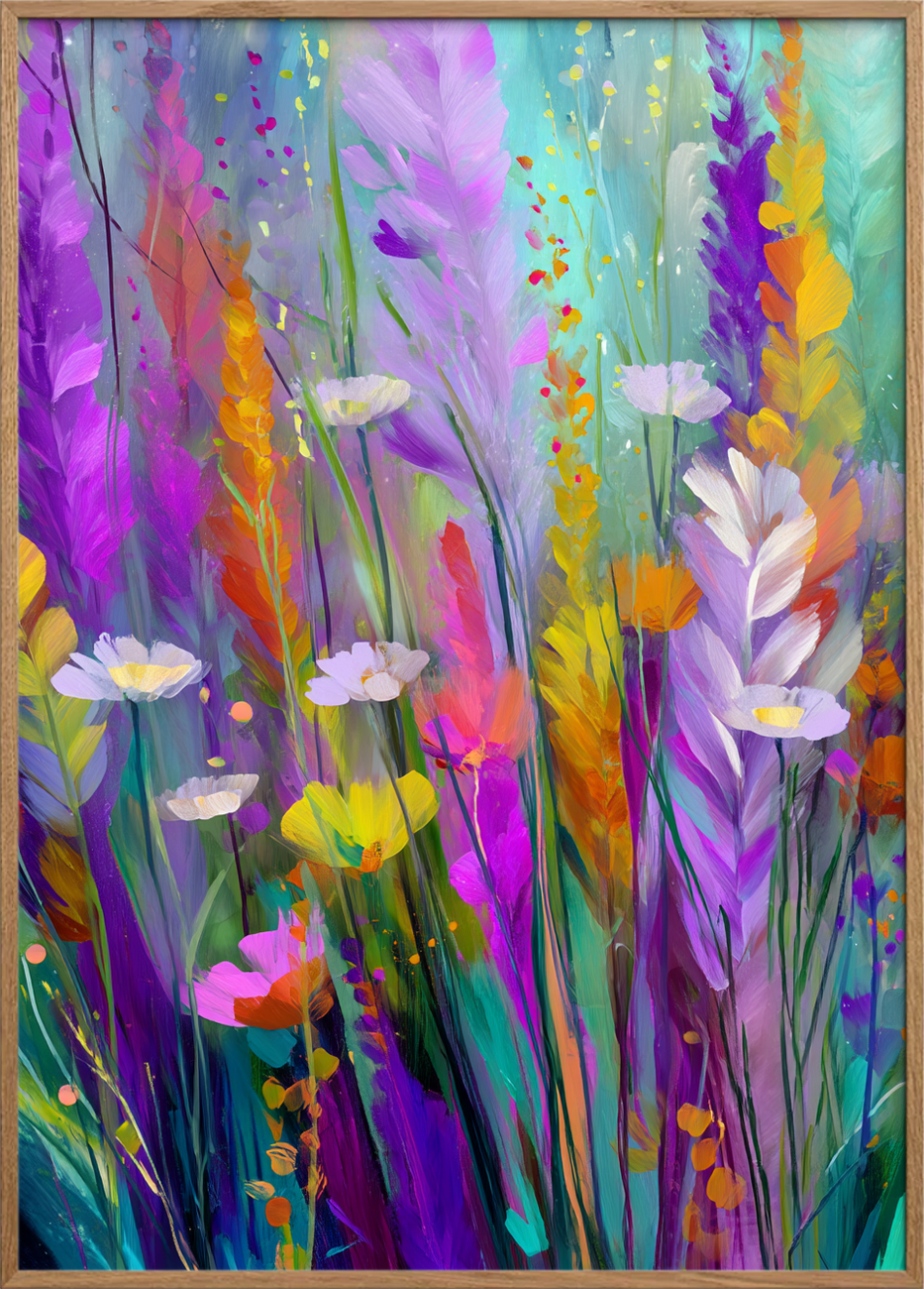 Hvisken fra farverne - Oak Frame, No Border