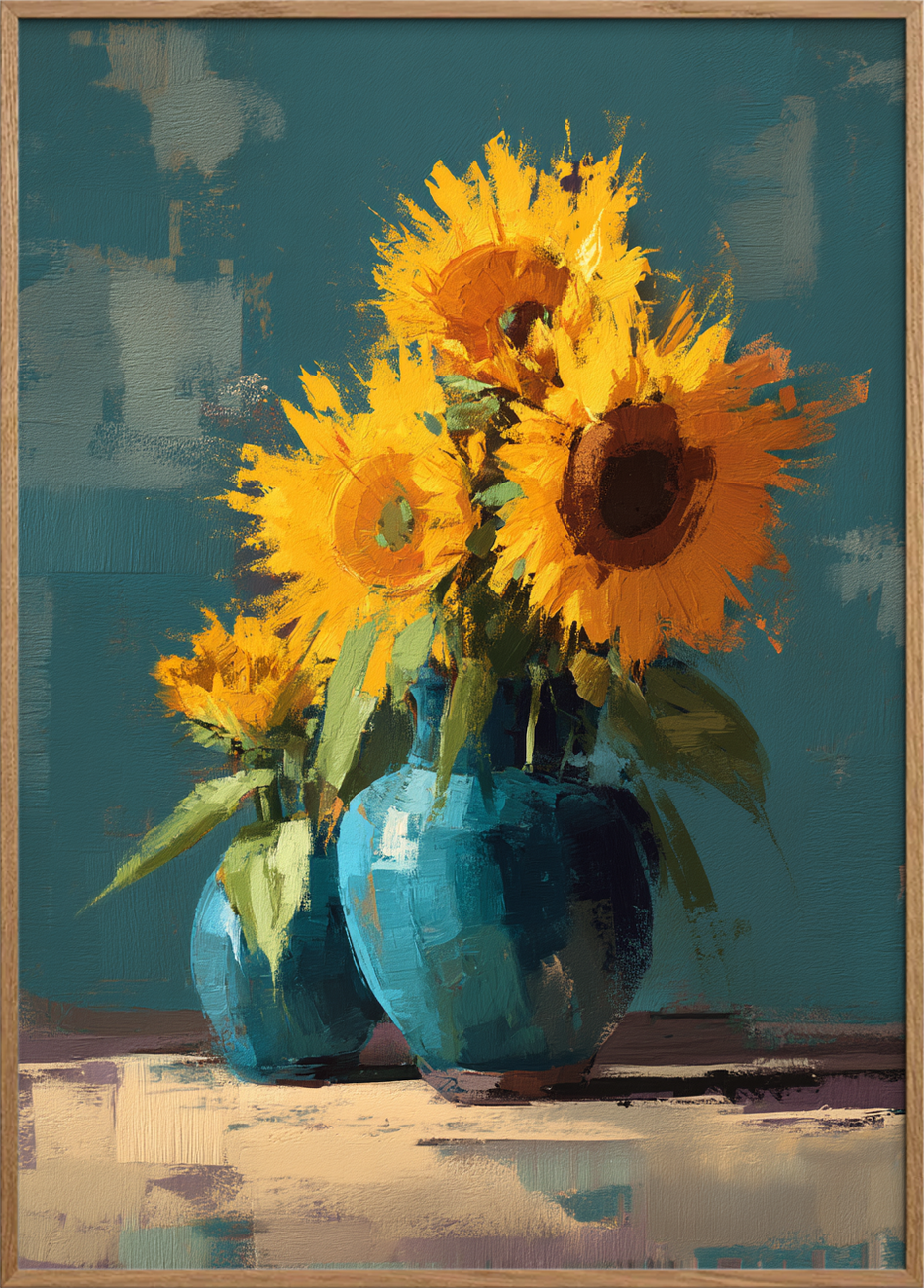 Smagen af solmoden honning - Oak Frame, No Border