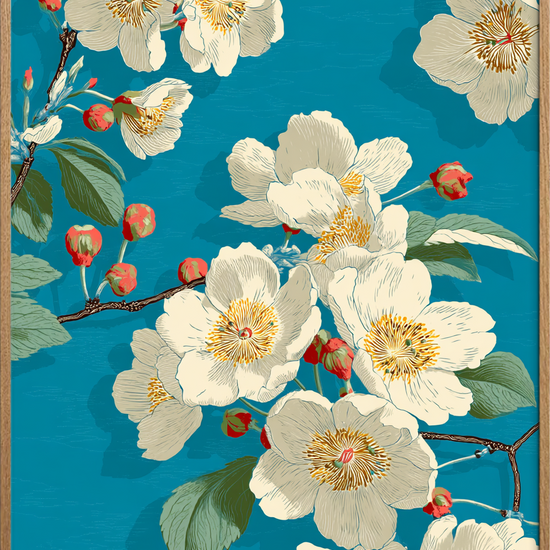 Blid duft af sommerregn - Oak Frame, No Border