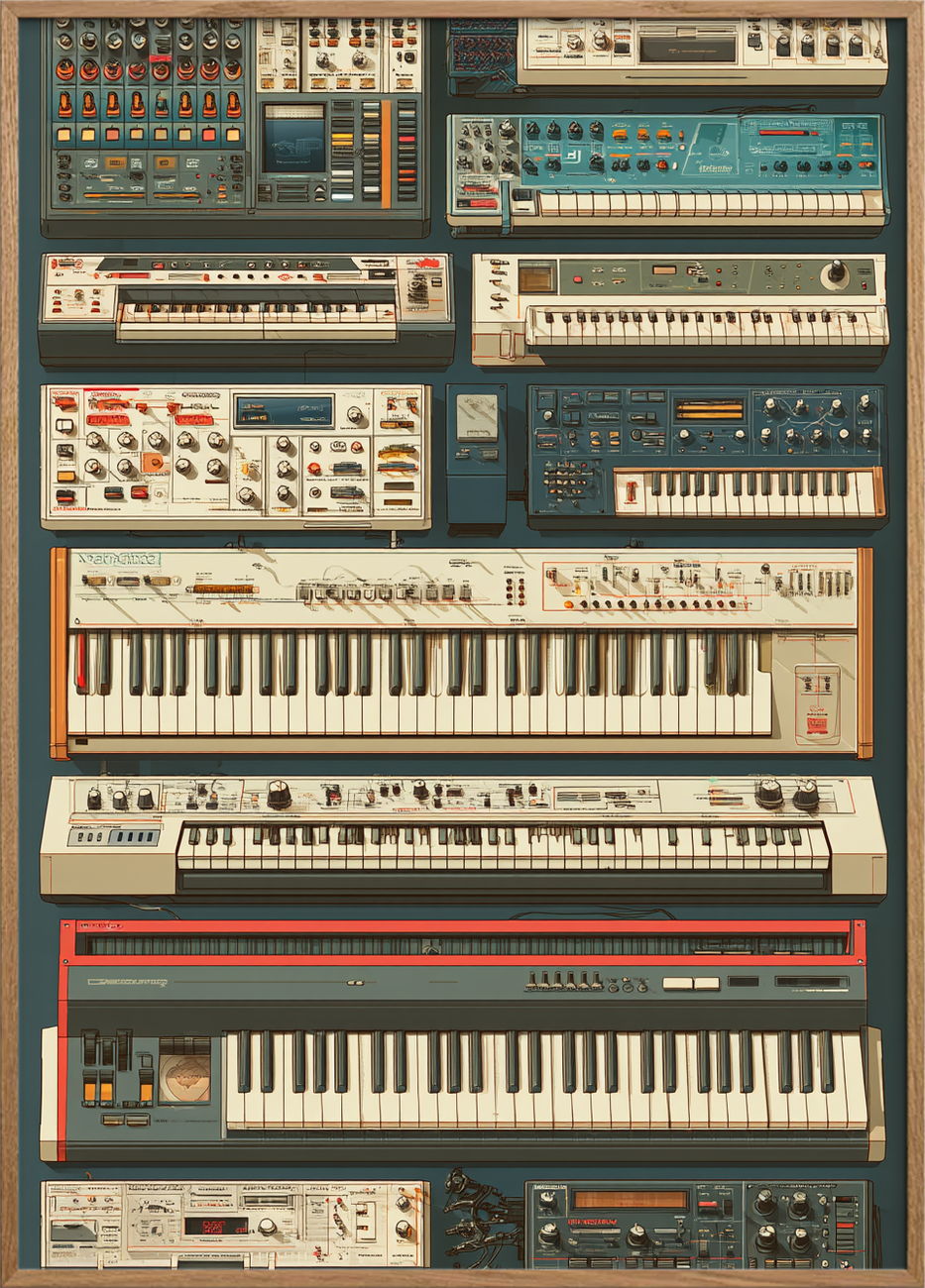 Tangenternes sagte sus - Oak Frame, No Border