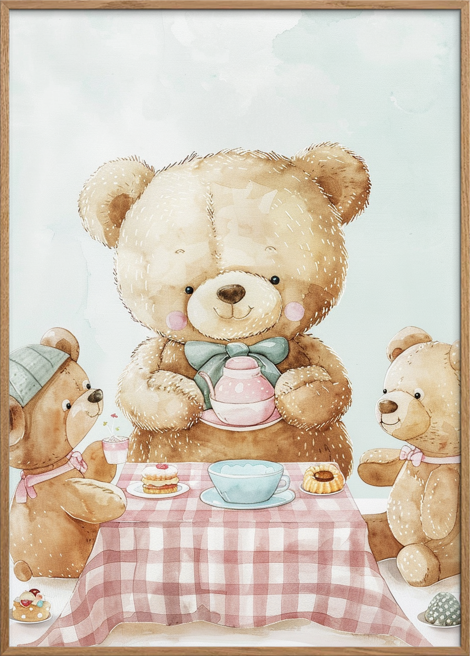 Duften af barndommens te - Oak Frame, No Border