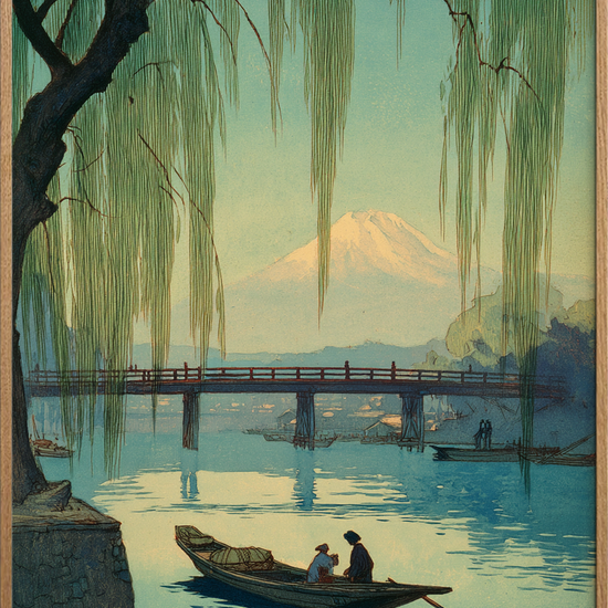 Vandets sagte hvisken - Oak Frame, No Border