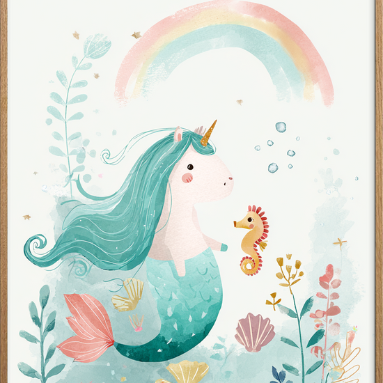 Regnbuens salte hvisken - Oak Frame, No Border