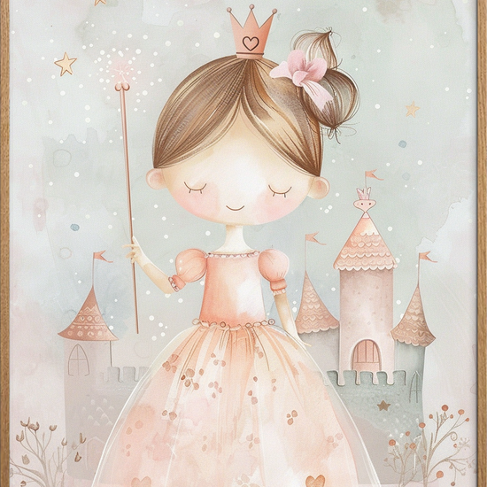 Stjernestøvens blide hvisken - Oak Frame, No Border